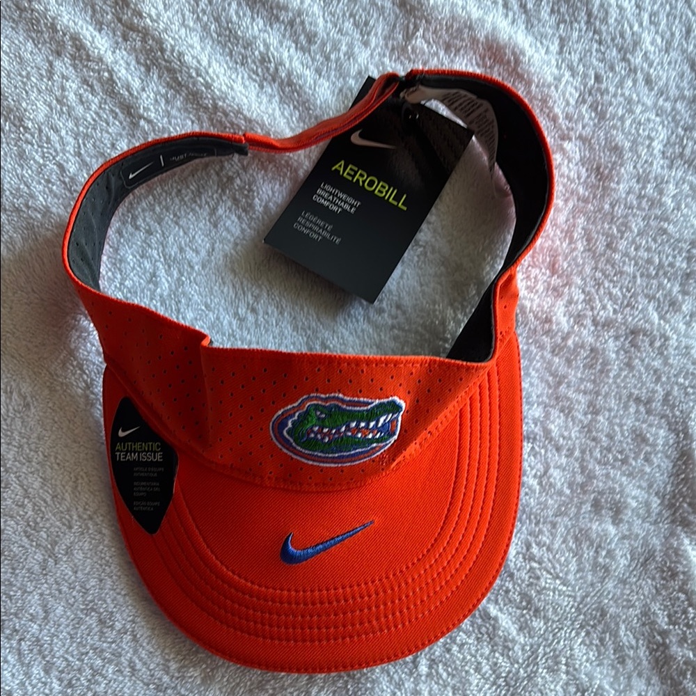COPY - Nike Aerobill Orange Visor - FL Gators